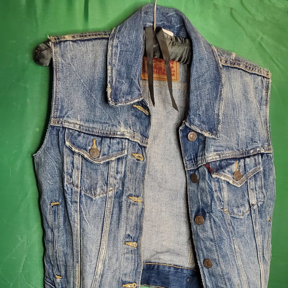 Vintage Levis Trucker Denim Jean Jacket Vest